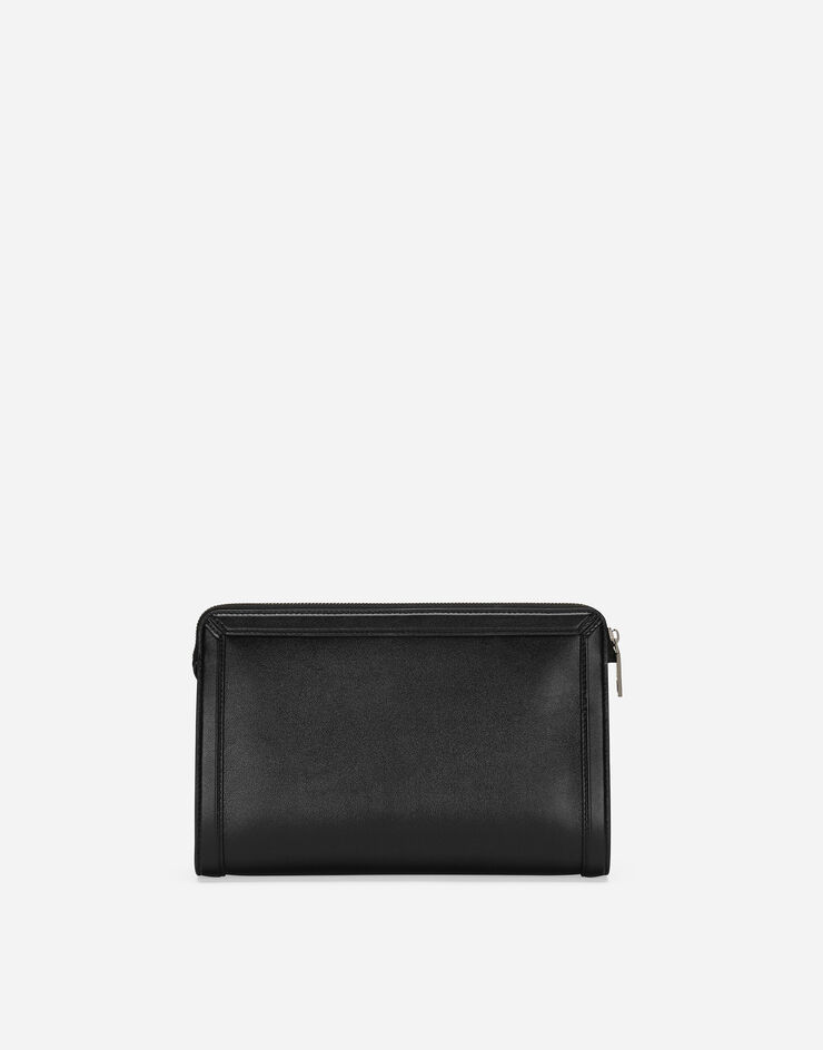 Dolce & Gabbana Pouch in pelle di vitello Nero BM2330AV956