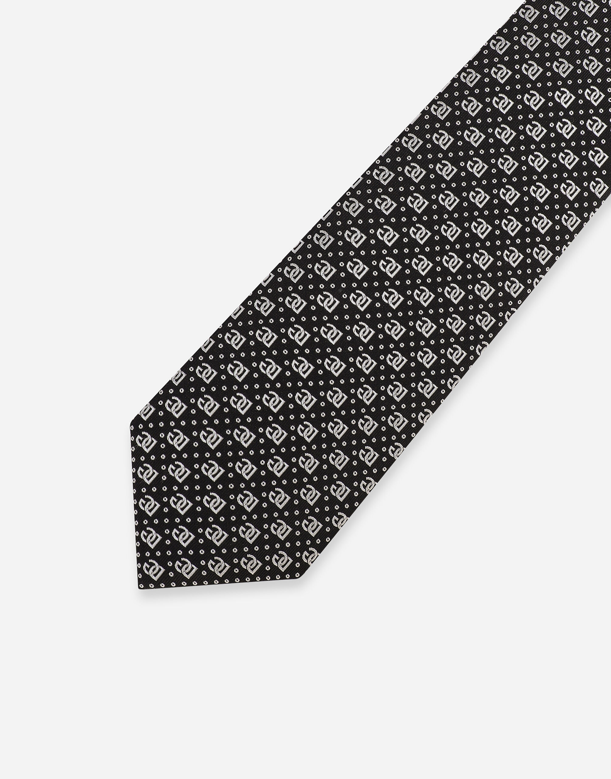 マルチカラーのメンズ 8-cm silk jacquard blade tie with DG logo 