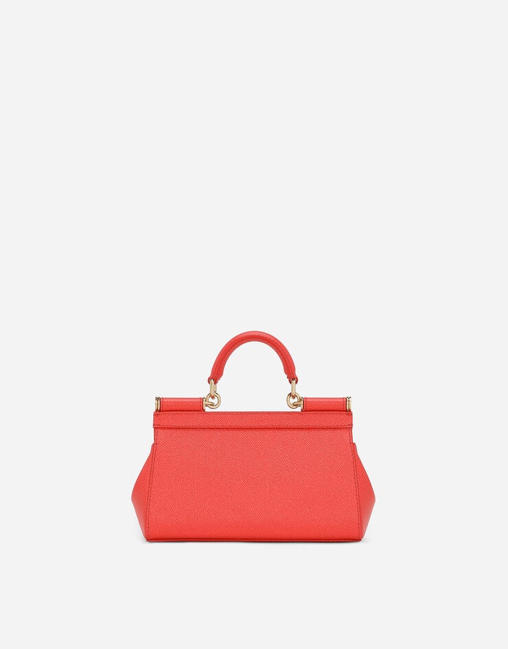 Dolce & Gabbana Маленькая сумка Sicily с короткой ручкой оранжевый BB7116A1001