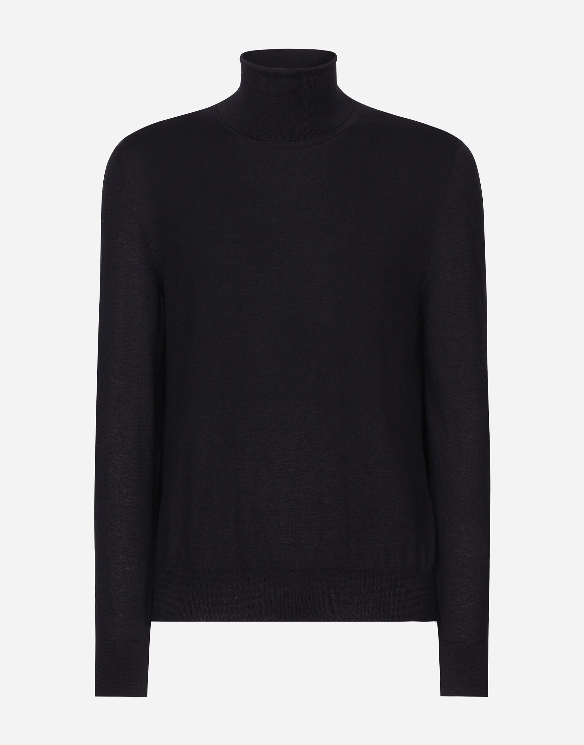 ${brand} Cashmere and silk turtle-neck sweater ${colorDescription} ${masterID}