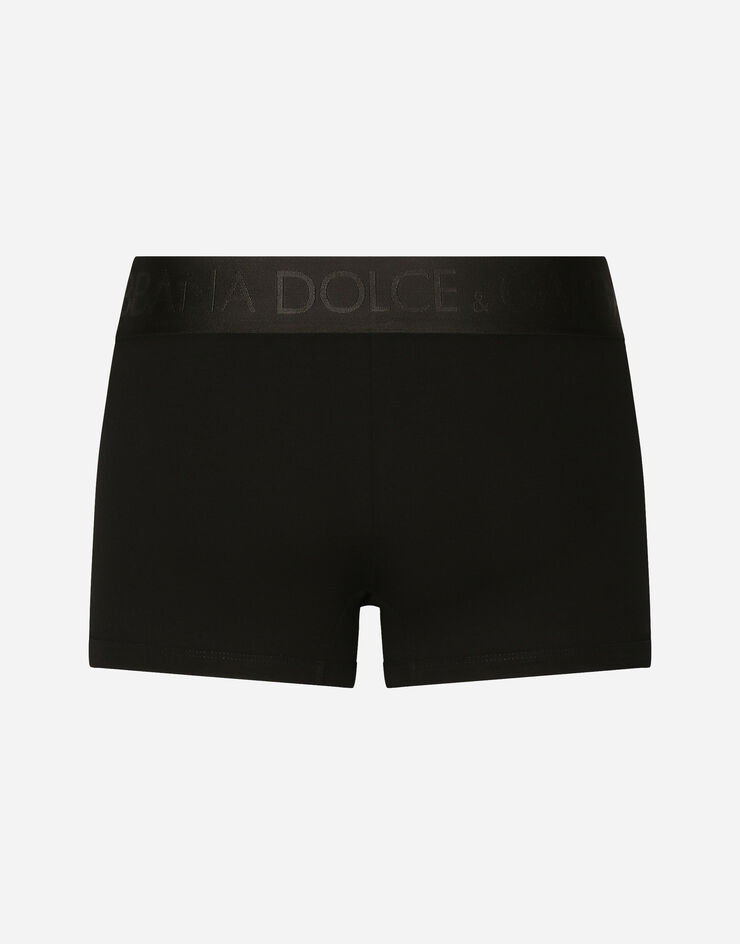 Two-way-stretch jersey regular-fit boxers in Black for Men | Dolce&Gabbana®