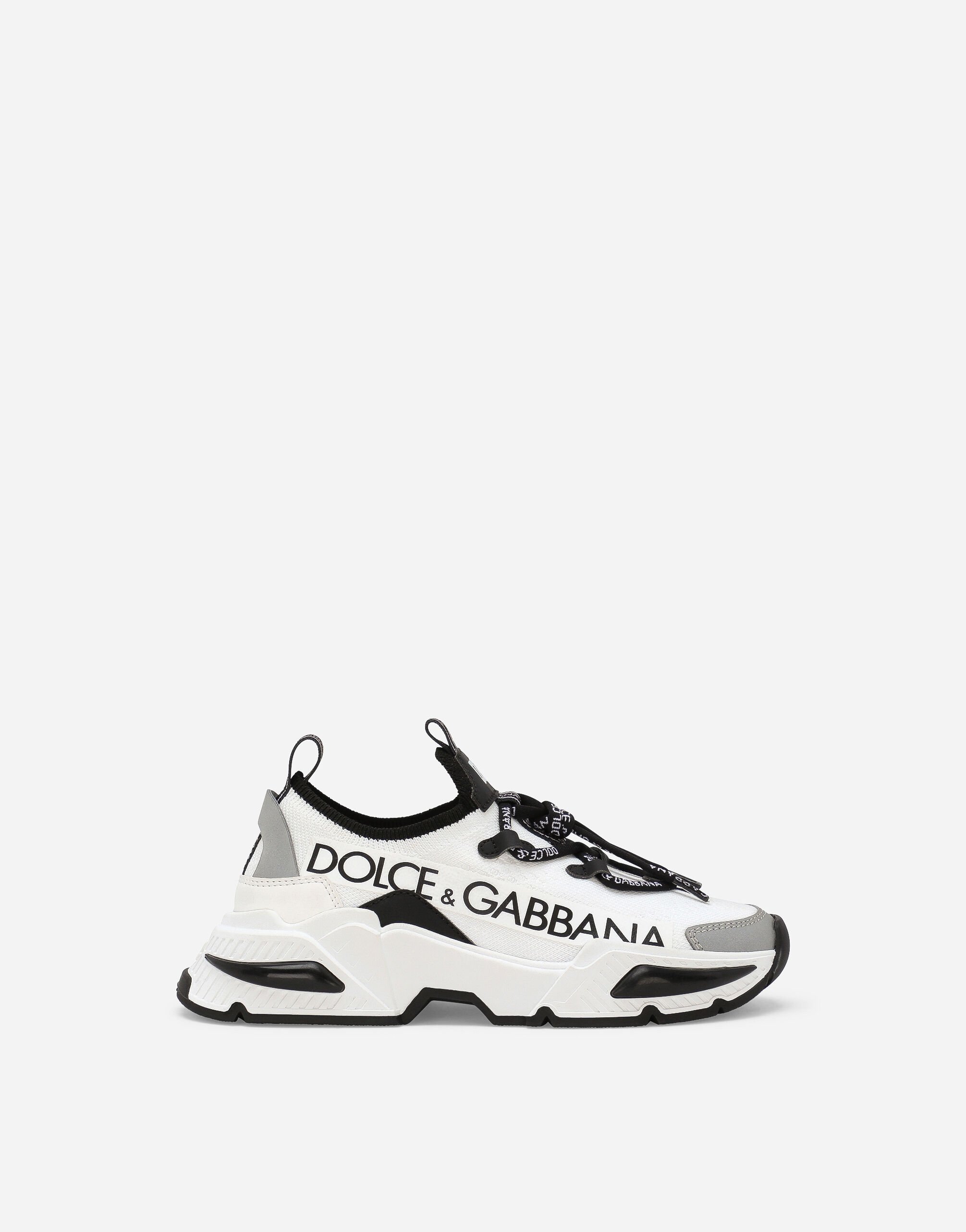 Dolce & Gabbana Sneaker Airmaster aus Materialmix Weiss DA5163AB309