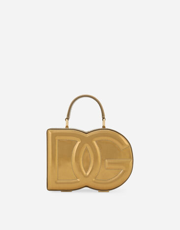 Dolce & Gabbana Henkeltasche Box DG Logo Bag Schwarz F6DFDTFLSIO