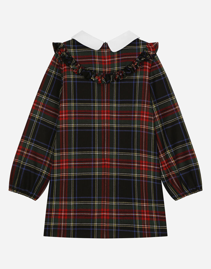 Dolce & Gabbana Wool-blend tartan dress Multicolor L53DV9FQMG9