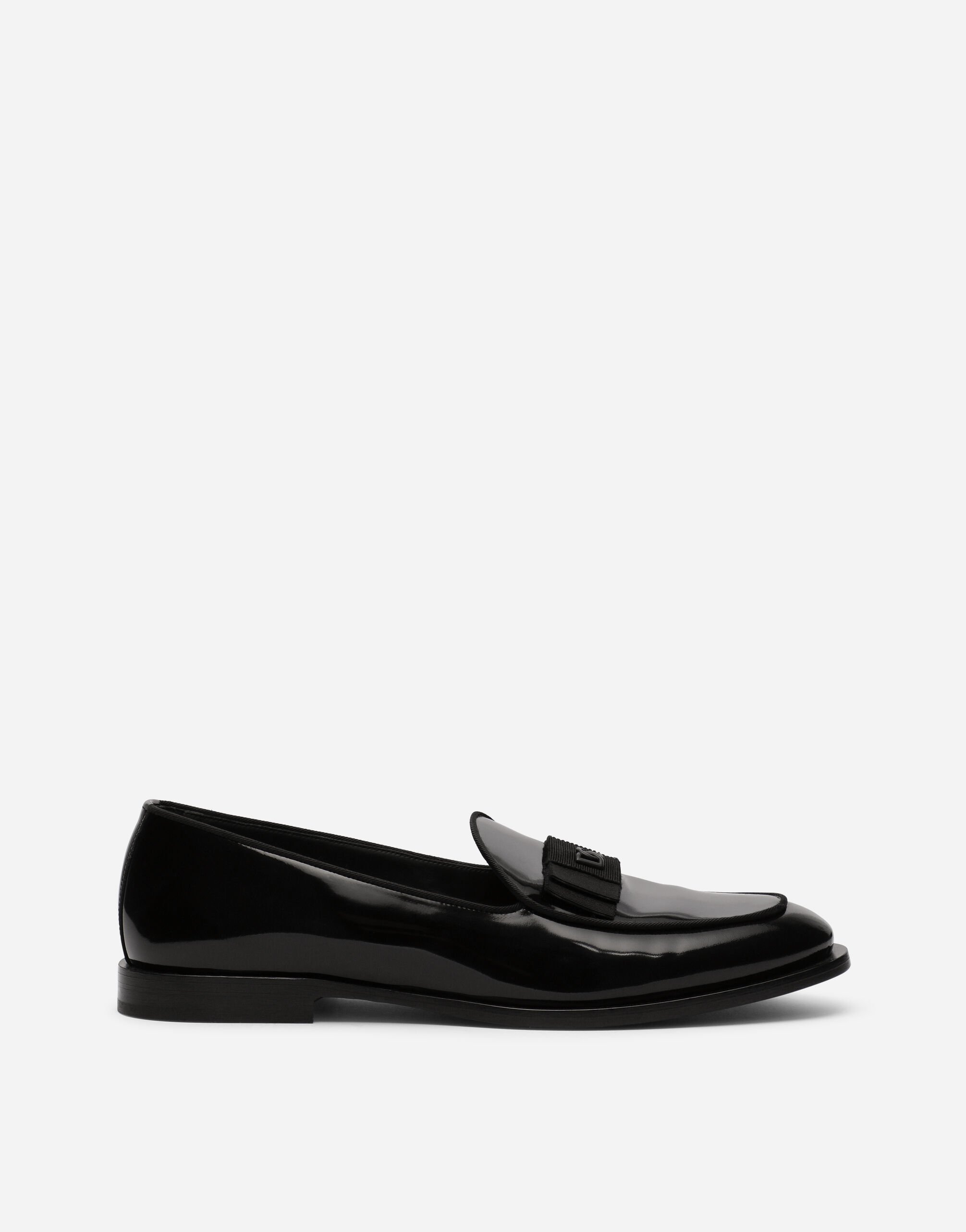 ${brand} Polished calfskin slippers ${colorDescription} ${masterID}