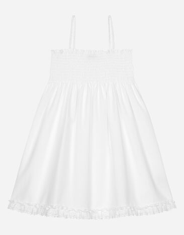 ${brand} Poplin and broderie anglaise dress ${colorDescription} ${masterID}