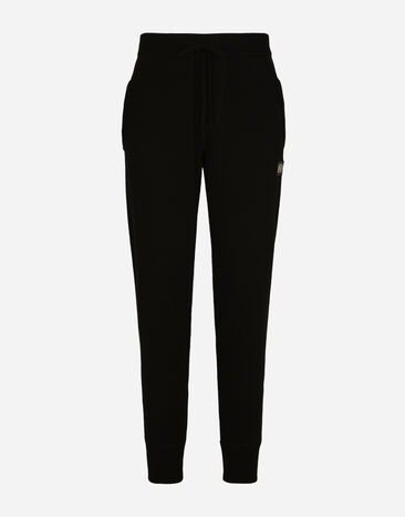 ${brand} Jogginghose aus Woll- und Kaschmirstrick ${colorDescription} ${masterID}