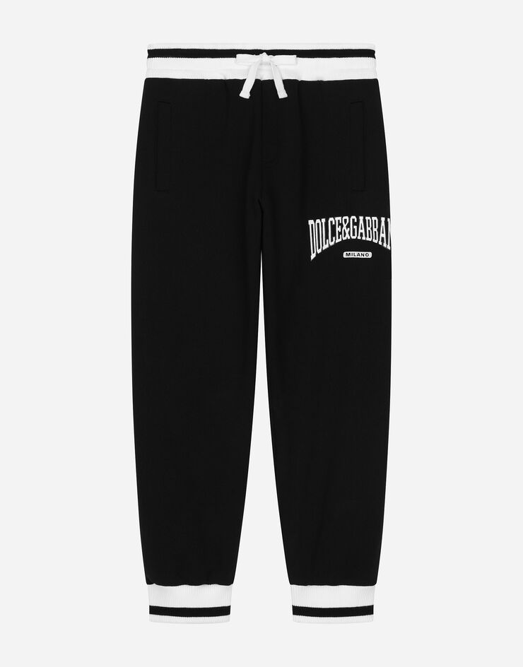 Dolce & Gabbana Pantalón de chándal de punto con logotipo Dolce&Gabbana Negro L4JPFEG7N1J