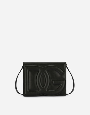 ${brand} Borsa DG Logo Bag a tracolla in pelle di vitello ${colorDescription} ${masterID}