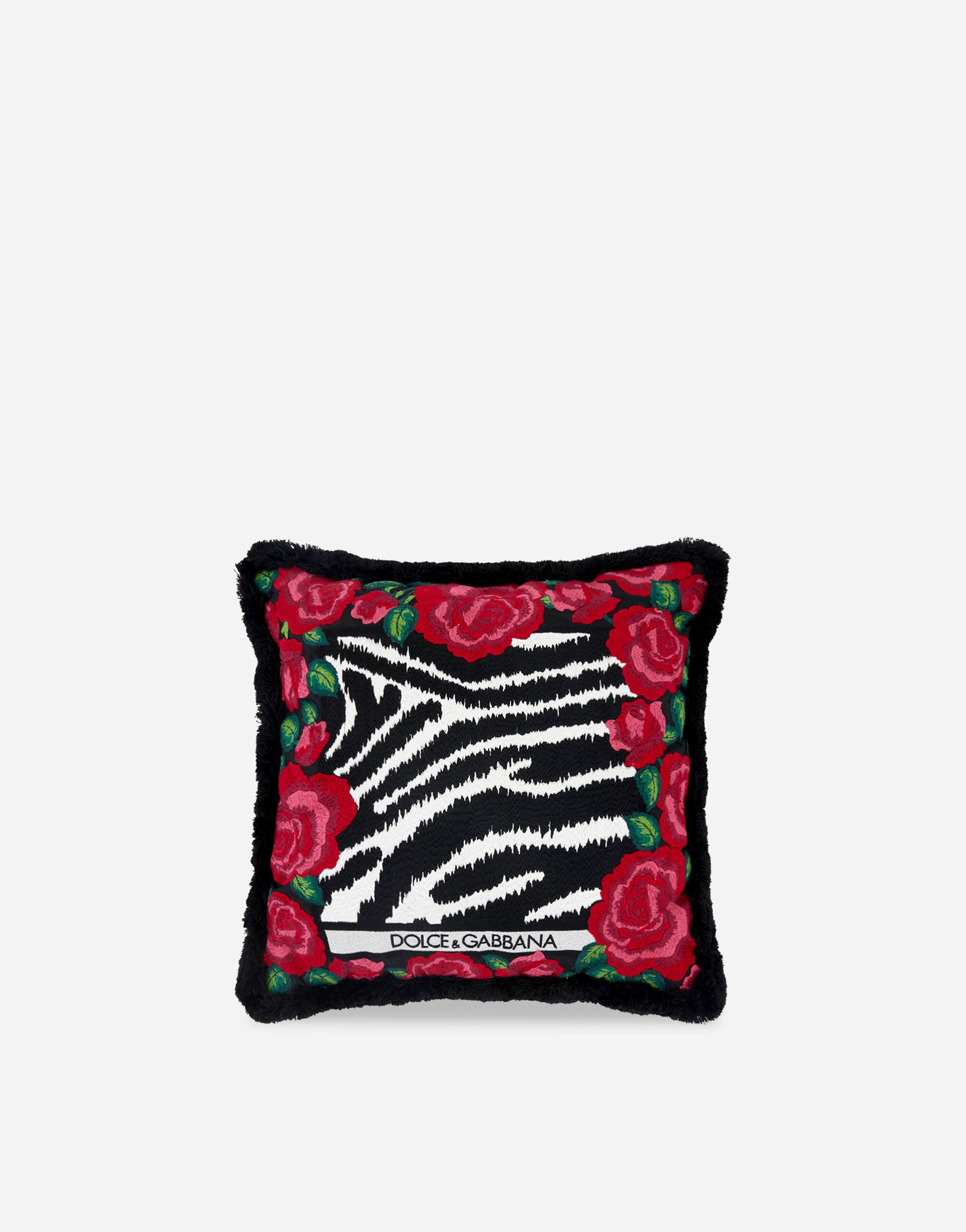 Dolce & Gabbana Embroidered Cushion small Multicolor TCGS04TCADO