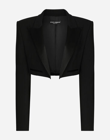 ${brand} Wool gabardine Spencer tuxedo jacket ${colorDescription} ${masterID}