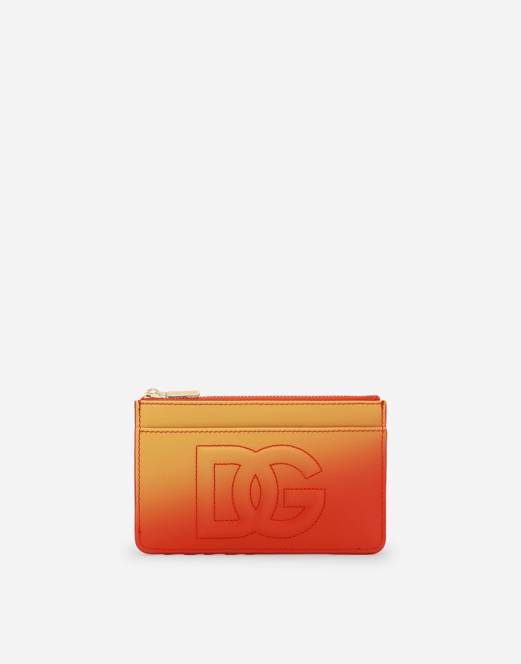 Dolce & Gabbana Medium Logo card holder Orange BI1265A1001