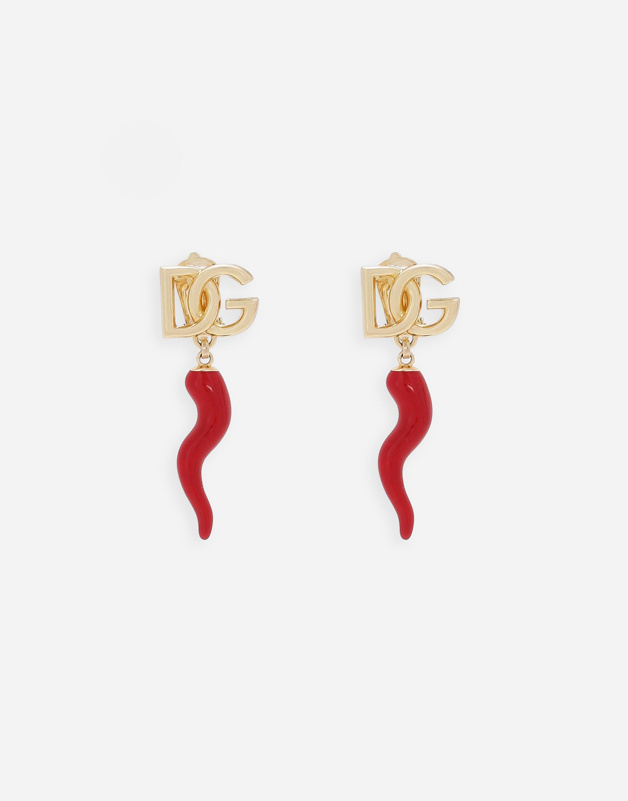 ${brand} Earrings with DG logo and horn ${colorDescription} ${masterID}