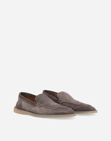 Dolce & Gabbana Suede loafers Grey A50593AS707