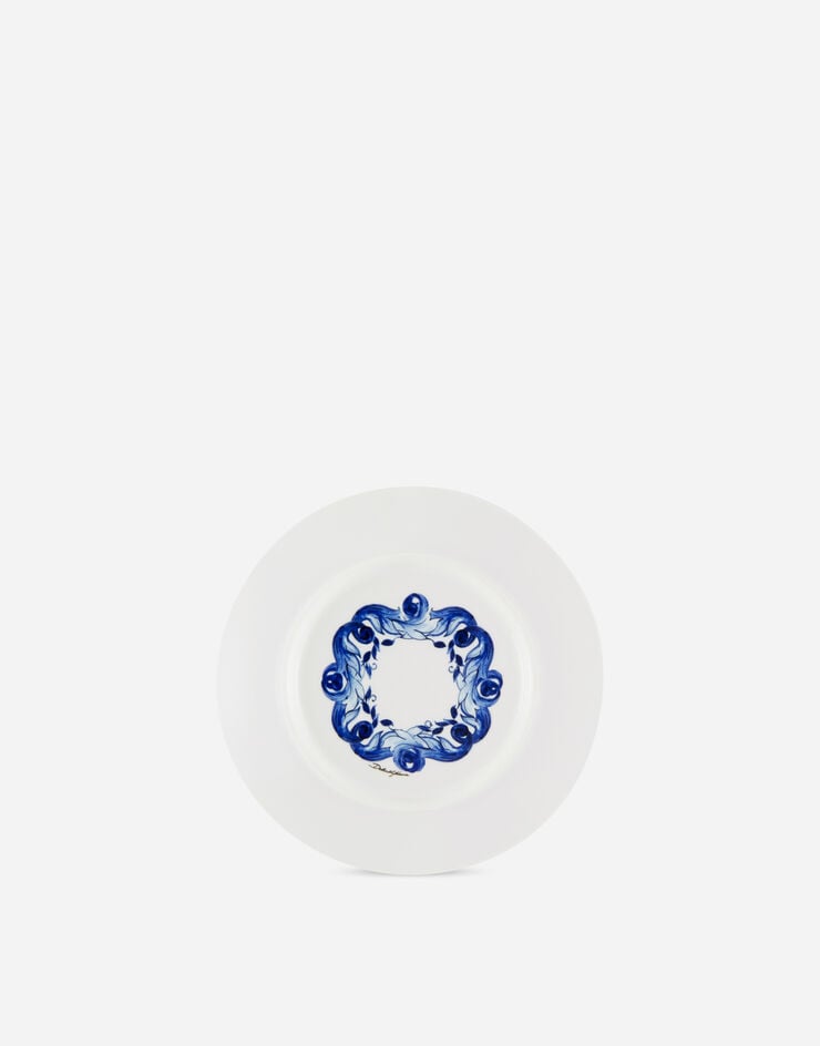 Dolce & Gabbana Conjunto de 2 platos de pan de porcelana Multicolor TC0S02TCA41
