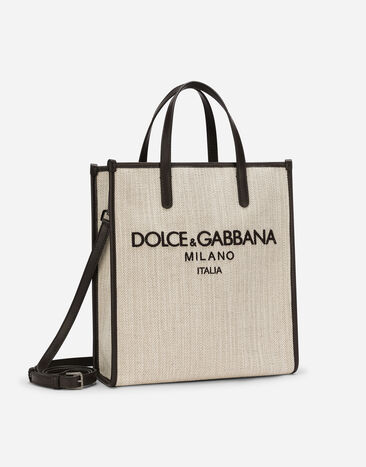 Dolce & Gabbana Cabas petit format en toile structurée Multicolore G2NW0TFU4L0