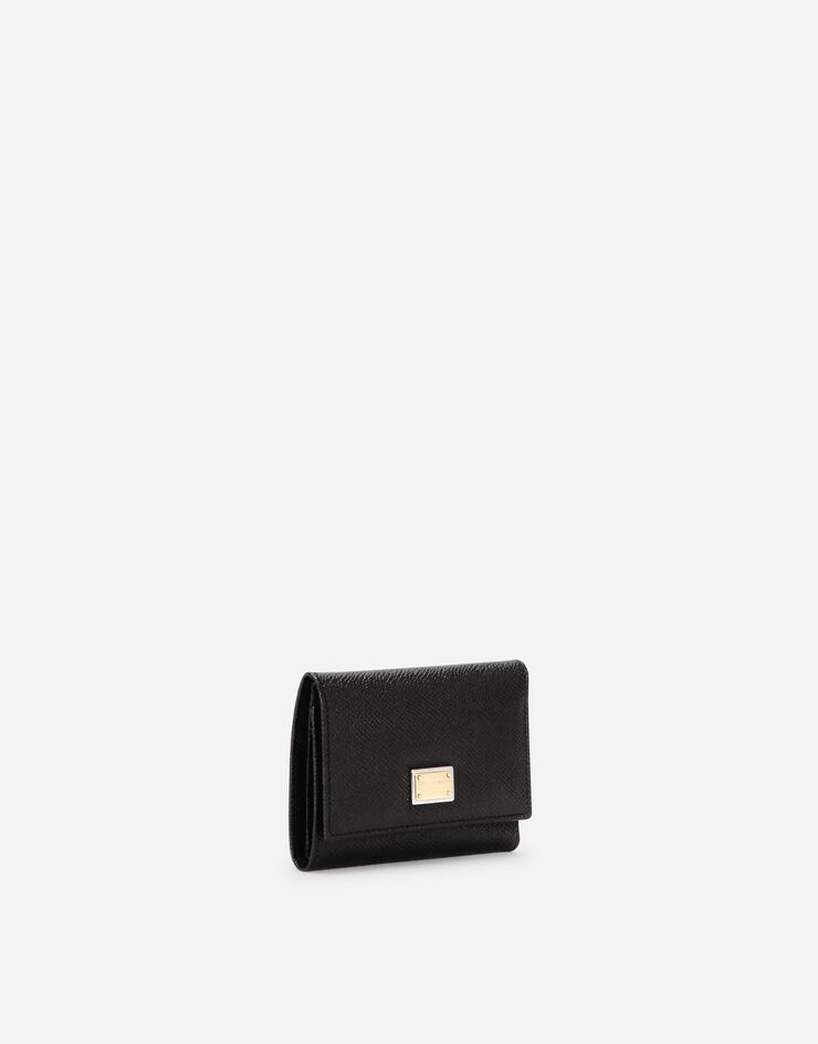 Dolce & Gabbana French flap wallet with tag ブラック BI0770A1001