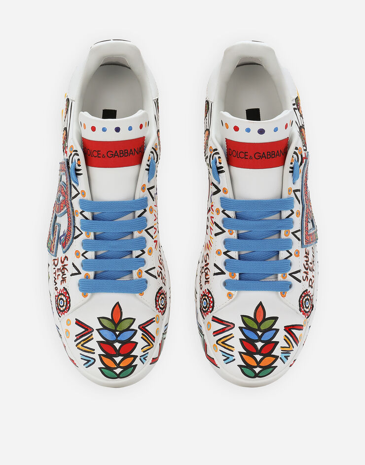 Dolce & Gabbana Calfskin Portofino sneakers Multicolor CK1544AS435