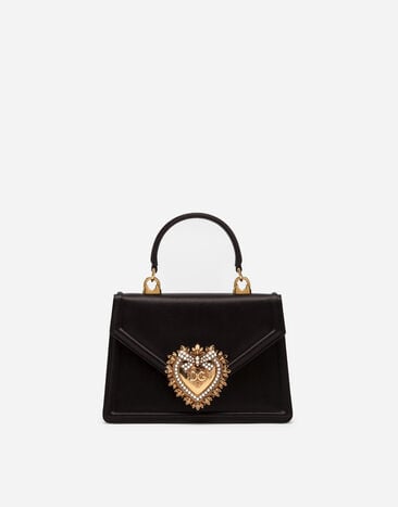 Dolce & Gabbana Small satin Devotion bag Beige BB7657A4547