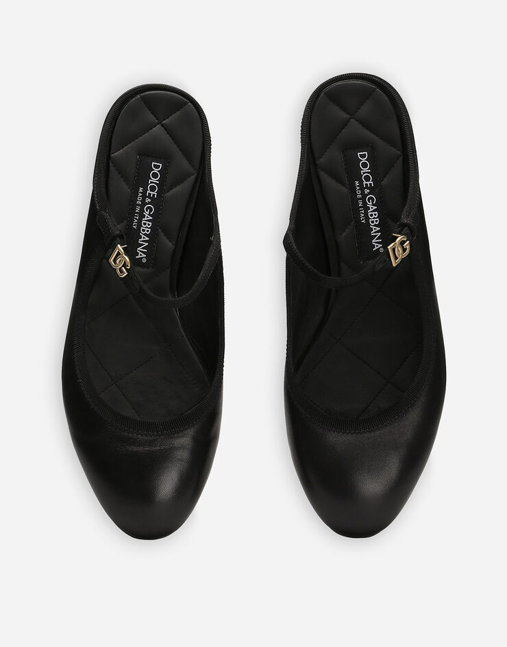 Dolce & Gabbana Nappa leather mules Black CI0174A9U91