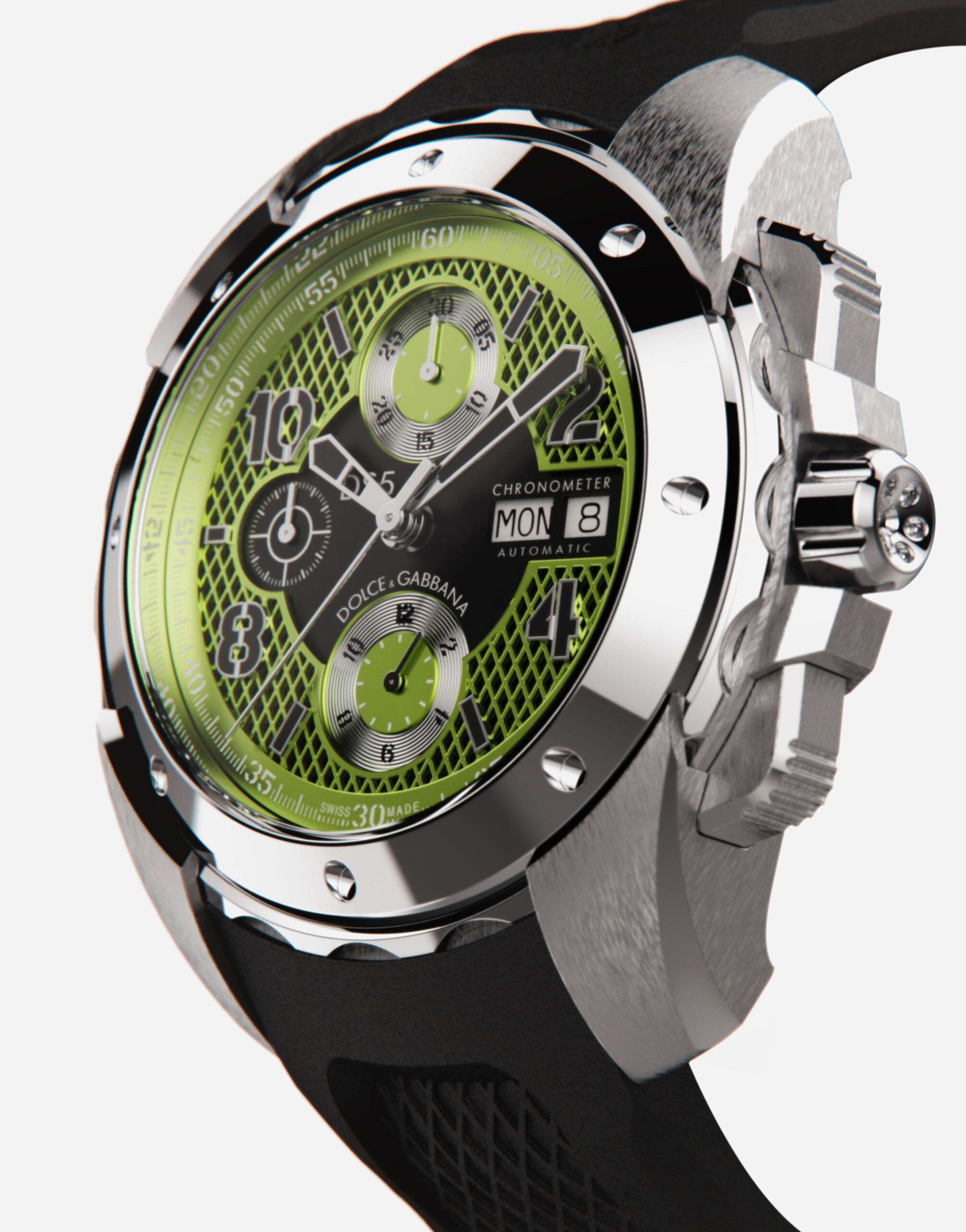 DS5 watch in steel in Black for Men | Dolce&Gabbana®