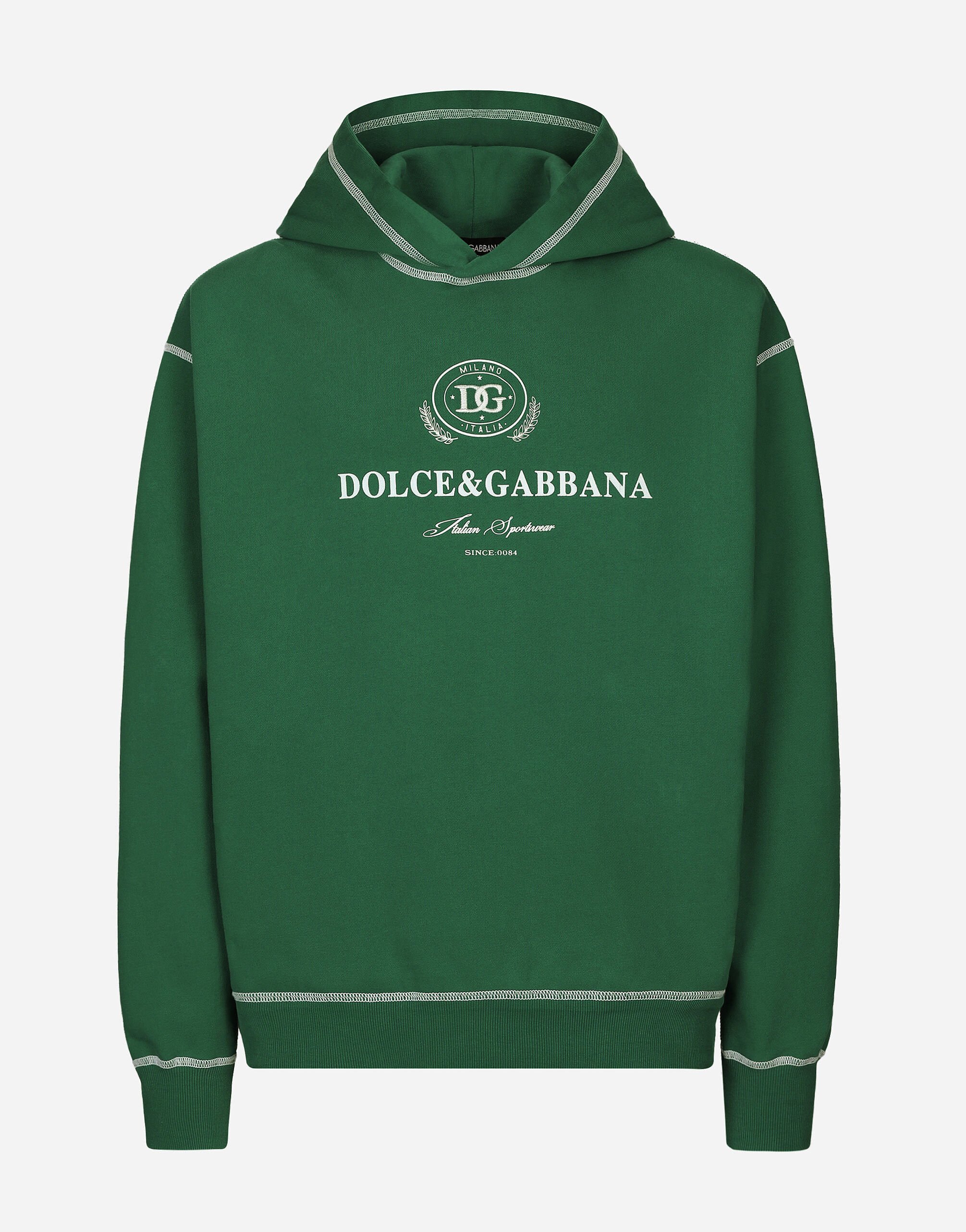 Dolce & Gabbana Sudadera con capucha y Dolce&Gabbana estampado Imprima G5IF1THI1SV