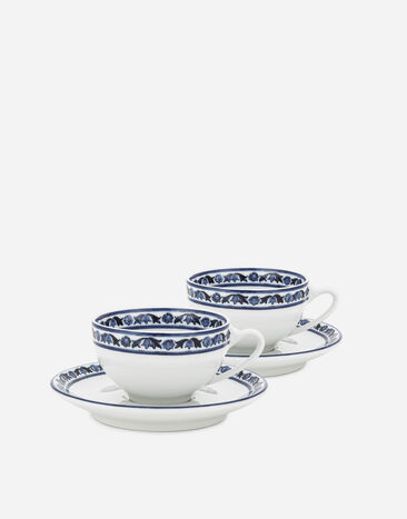 ${brand} Set 2 Tazze Caffè Con Piattino In Porcellana ${colorDescription} ${masterID}