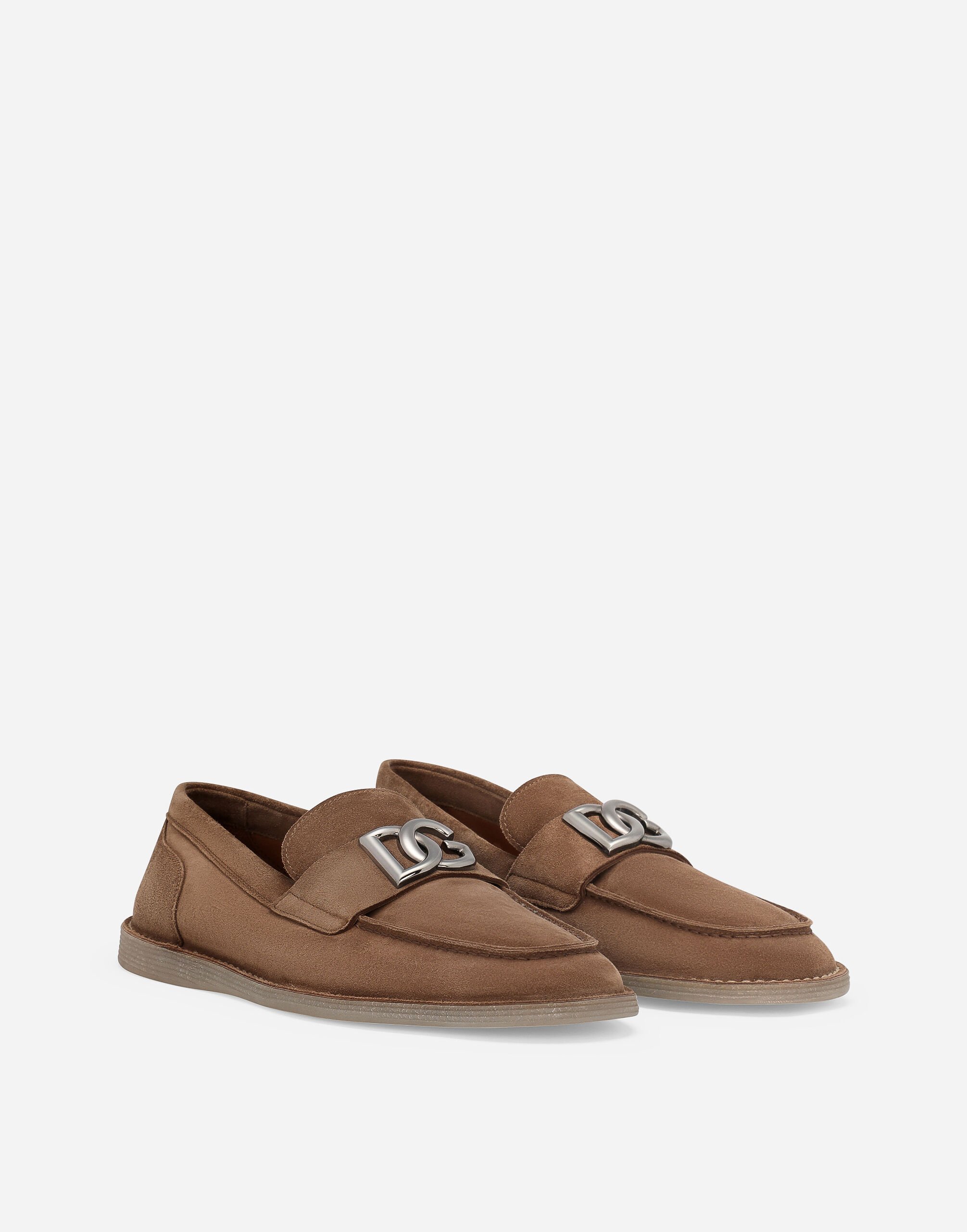 Suede loafers in Brown for | Dolceu0026Gabbana® US