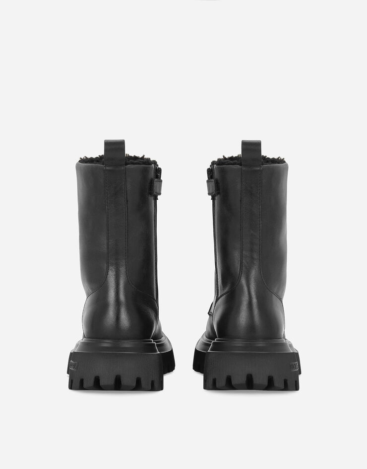 Dolce&Gabbana Vintage calfskin Hi Trekking ankle boots Black DA5186A1048