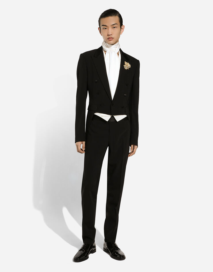 Dolce & Gabbana Single-breasted tuxedo suit Black GKJ3MTGI723