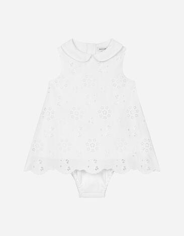 ${brand} Poplin and broderie anglaise dress ${colorDescription} ${masterID}