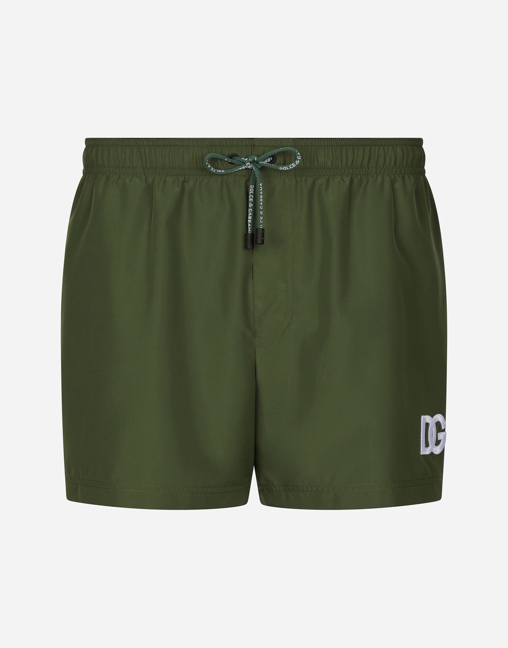 ${brand} Swim shorts with DG patch ${colorDescription} ${masterID}