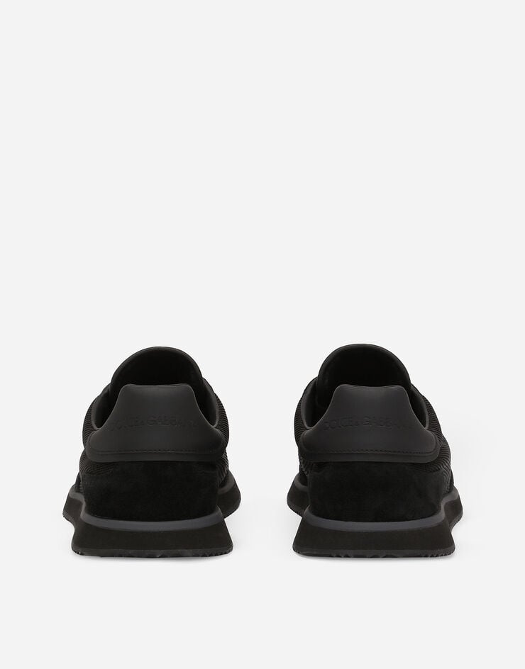 Dolce & Gabbana Mixed-material DG CUSHION sneakers Black CS2288A5355