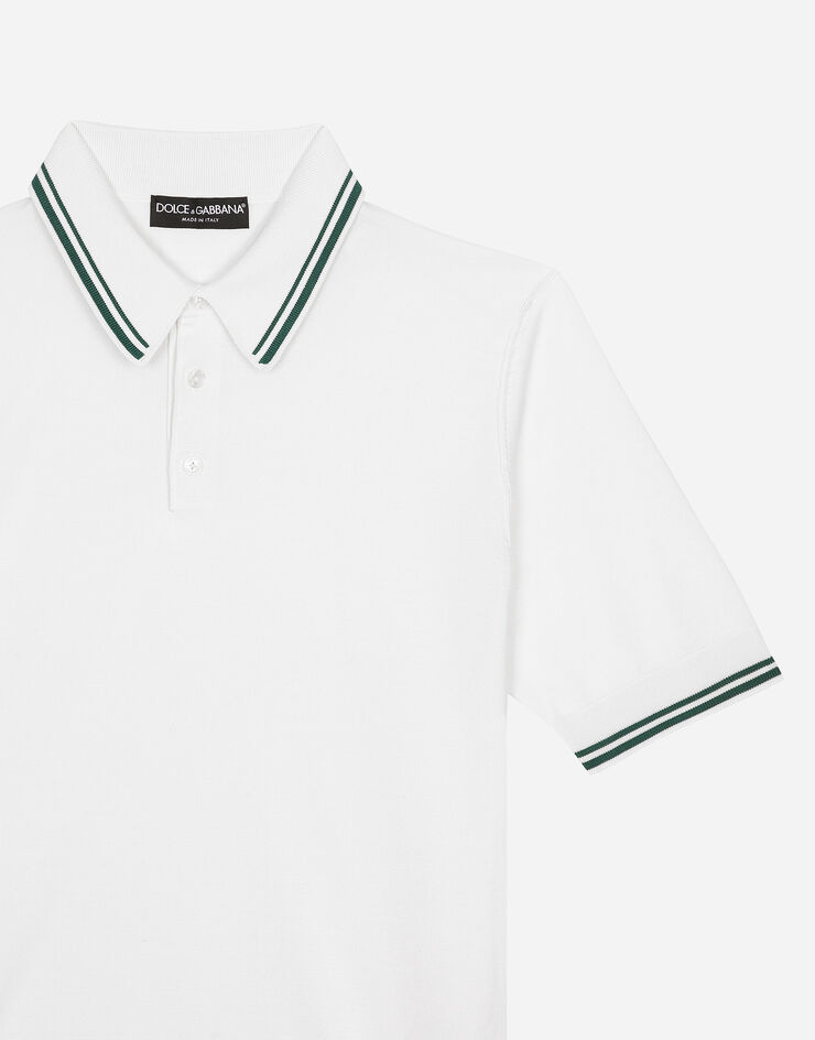 Dolce & Gabbana Silk polo-shirt White GXZ02TJBSJW