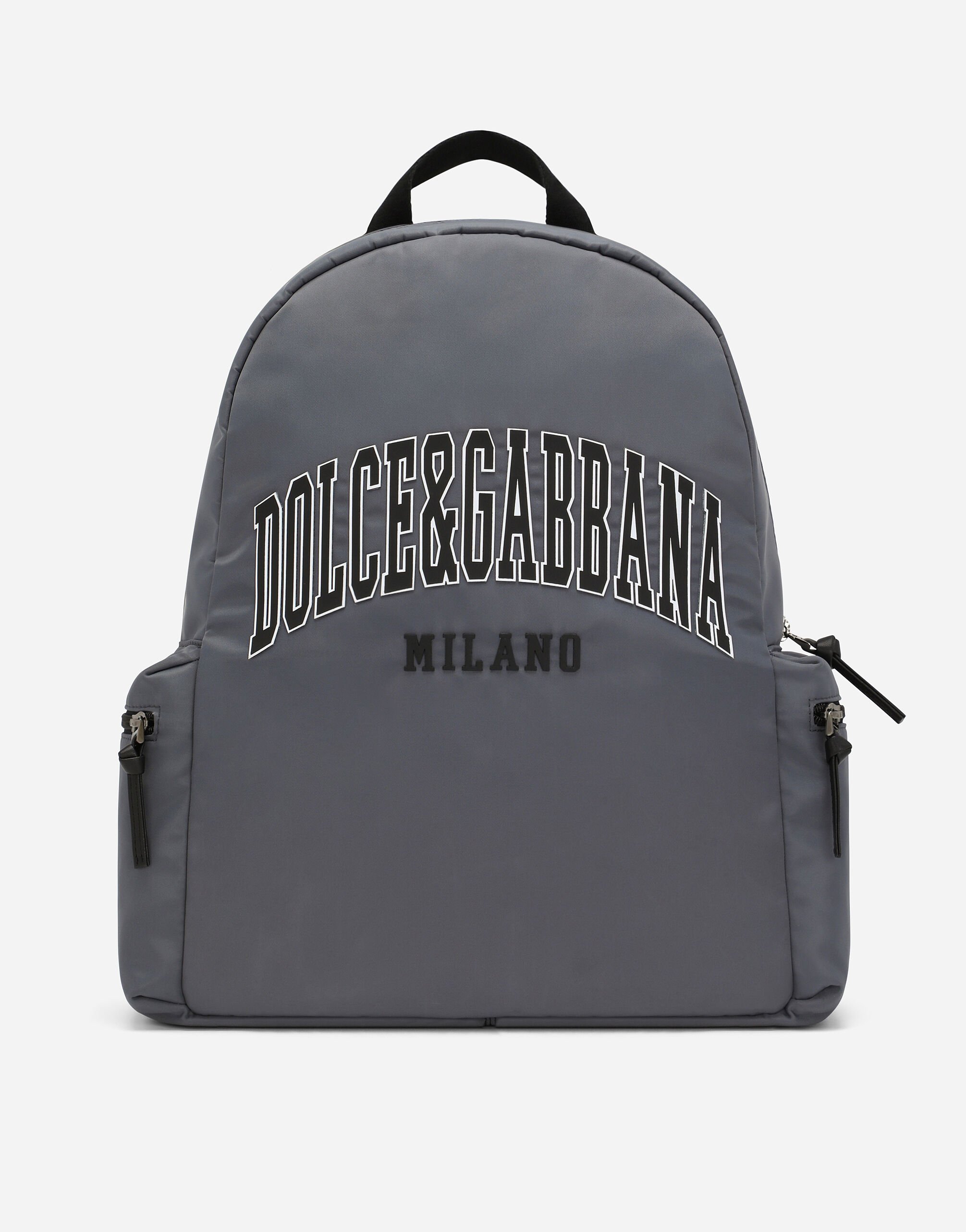 ${brand} Nylon backpack with Dolce&Gabbana logo ${colorDescription} ${masterID}