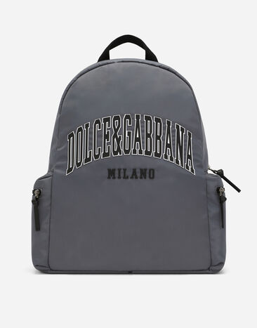 ${brand} Nylon backpack with Dolce&Gabbana logo ${colorDescription} ${masterID}