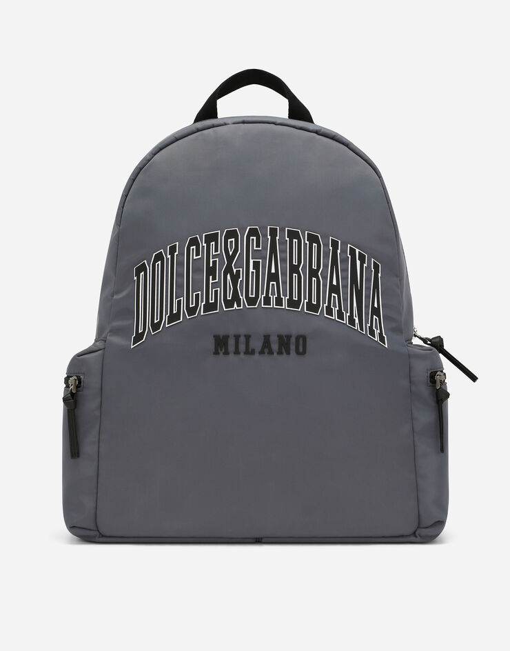 Dolce & Gabbana Rucksack aus Nylon mit Dolce&Gabbana-Logo Mehrfarbig EM0122AU134