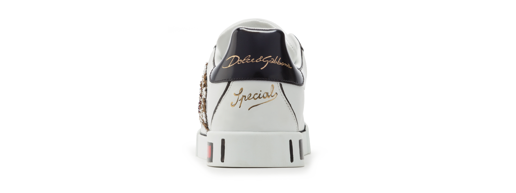 Dolce & Gabbana حذاء رياضي بورتوفينو Limited Edition أبيض CK1563B5845
