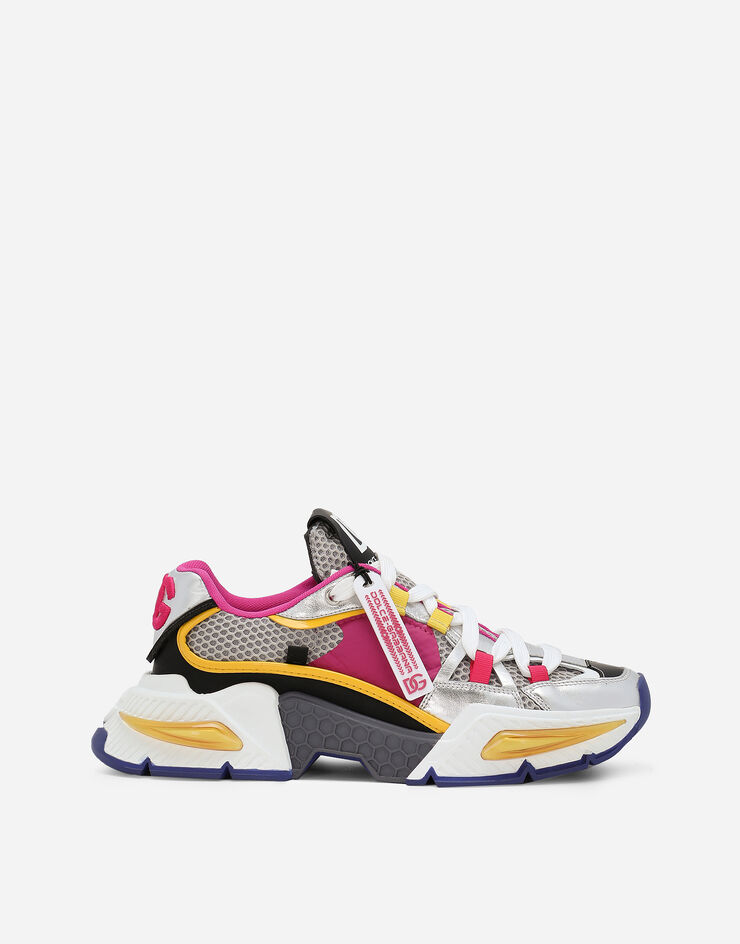 Mixed-material Airmaster sneakers in Multicolor for Women | Dolce&Gabbana®