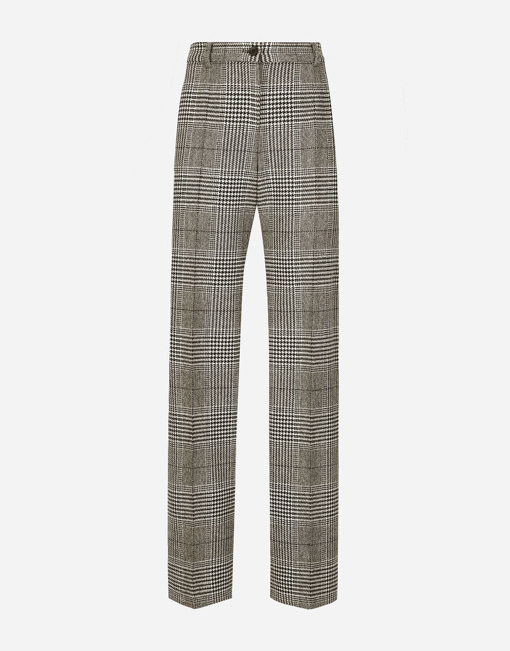 Dolce & Gabbana Flared glen plaid pants Multicolor FTC31TFQ2MV