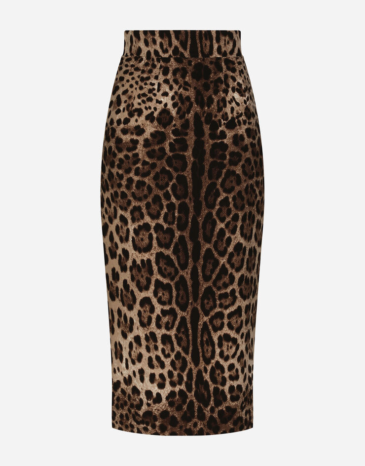 Dolce & Gabbana GONNA леопардовым принтом F4BZBTFS2A3