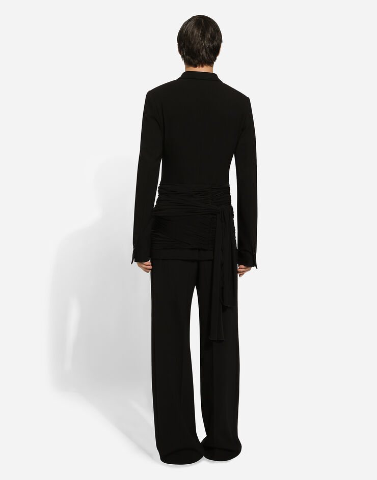 Dolce & Gabbana Прямые брюки из эластичной шерсти черный GYZMHTFUBFY