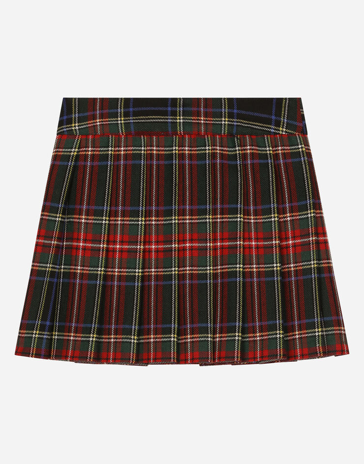 Dolce & Gabbana Tartan wool skirt Multicolor L55I04FQMG9