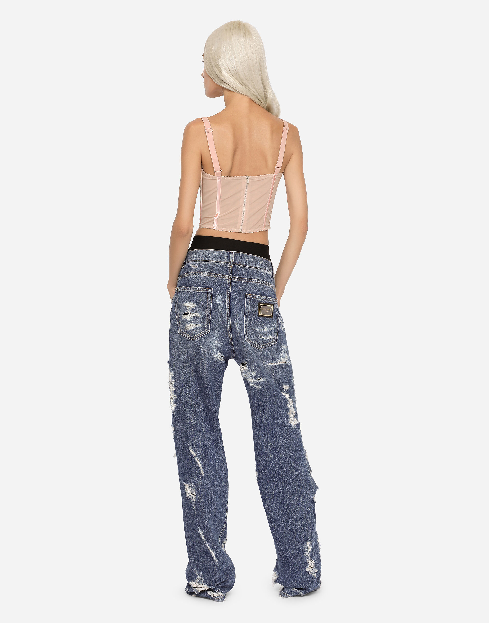 Jeans with ripped details