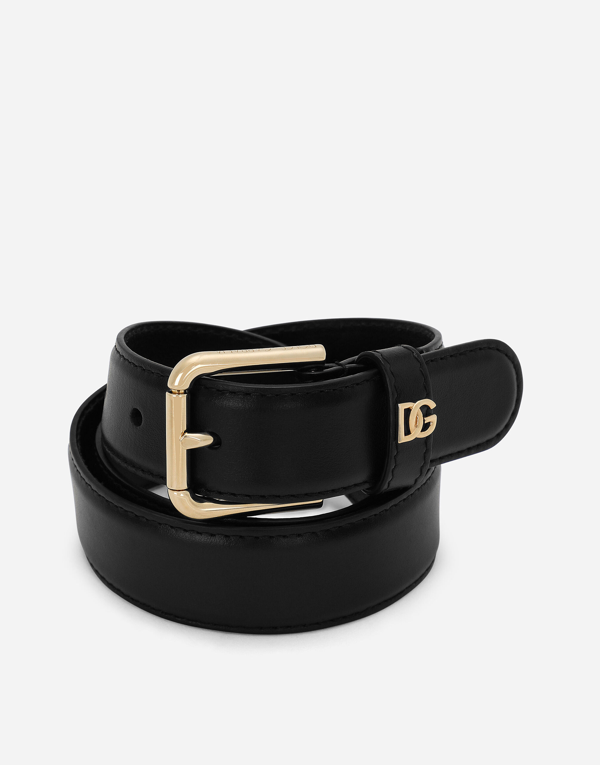 ブラックのウィメンズ DG logo belt | Dolce&Gabbana®