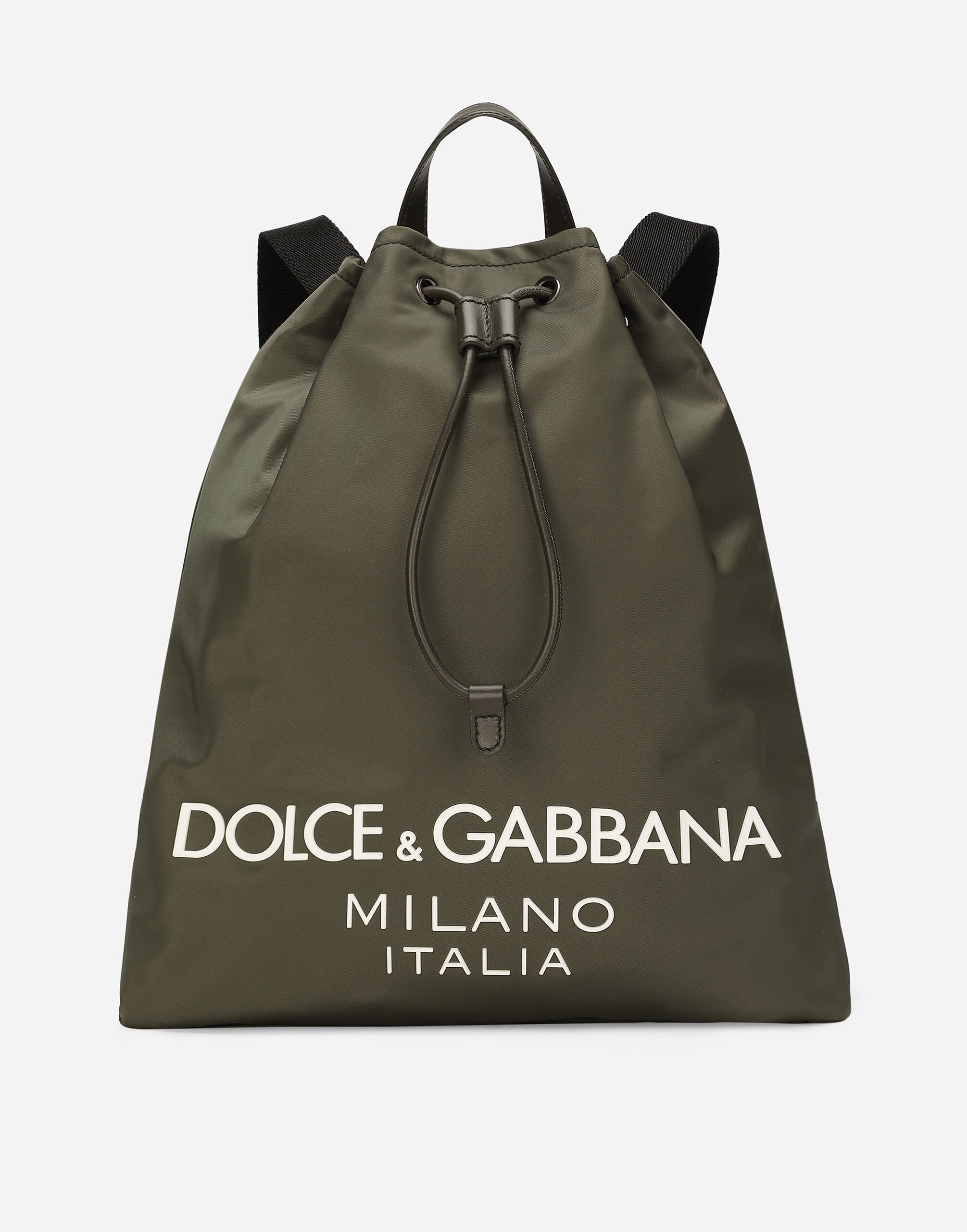 Dolce & Gabbana Rucksack aus Nylon Mehrfarbig G5LY0DG8LA5