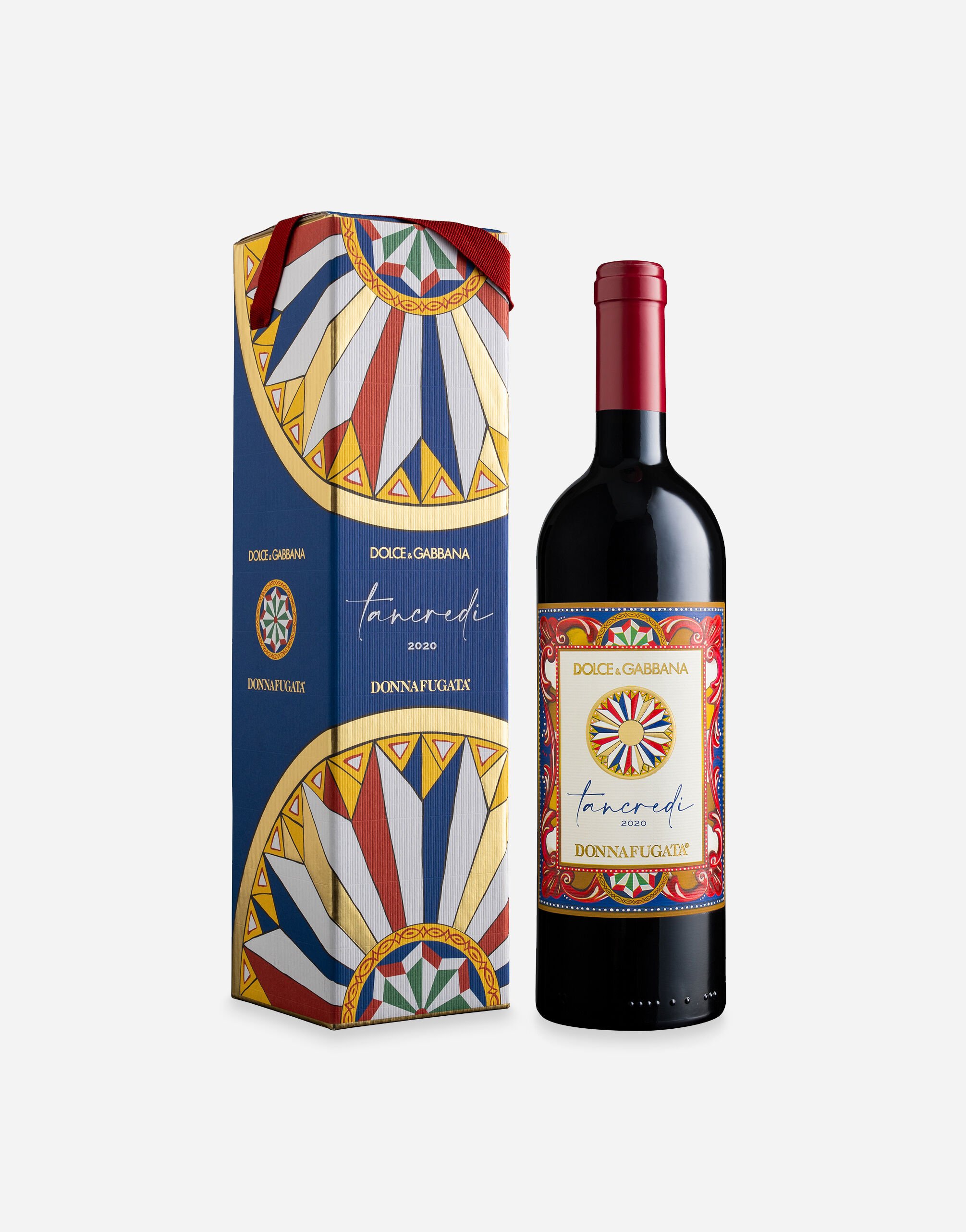Dolce & Gabbana TANCREDI 2020 - Terre Siciliane IGT Rouge (0,75 l) Étui une bouteille Multicolore PW0221RES75