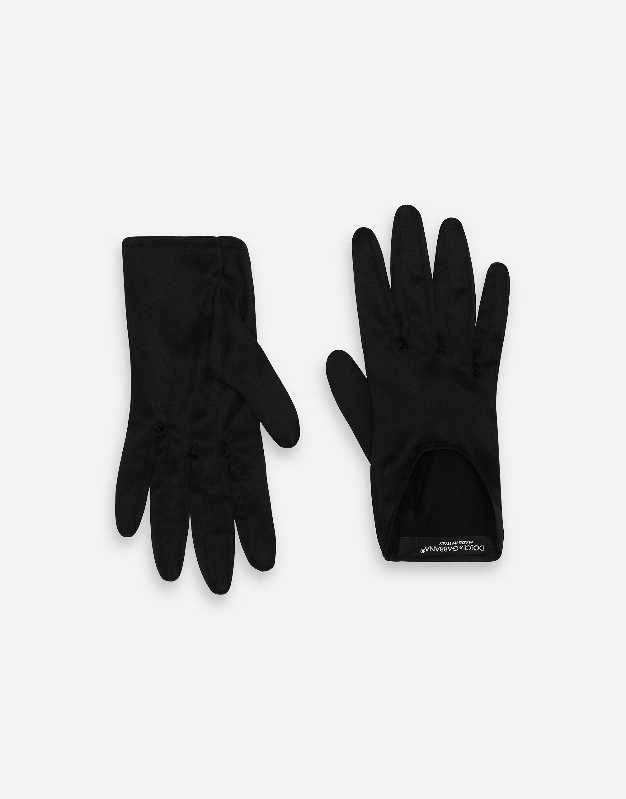 ${brand} Kurze Handschuhe aus Seidensatin ${colorDescription} ${masterID}