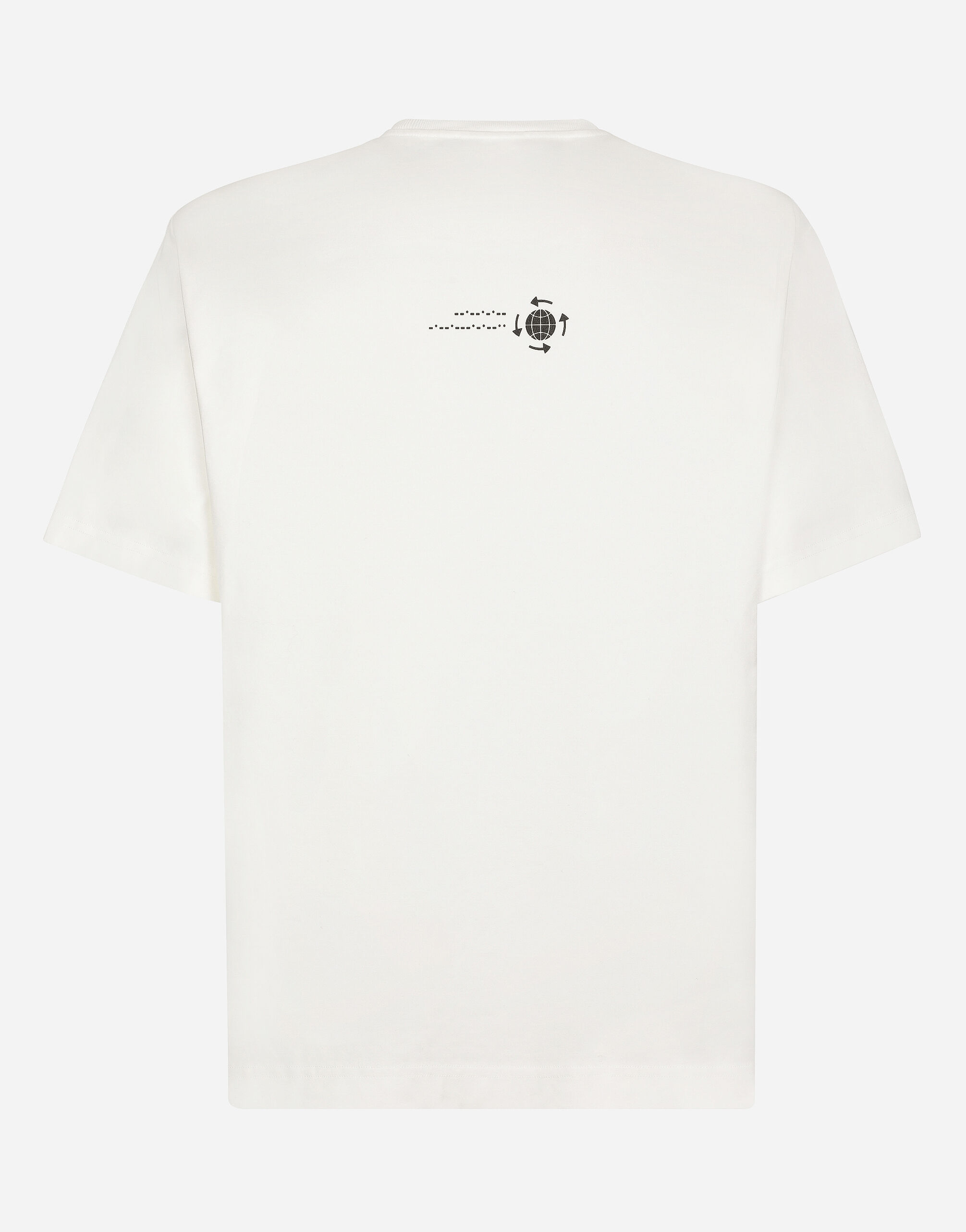 BackPはらぺこ商店　Back Print T-shirts White