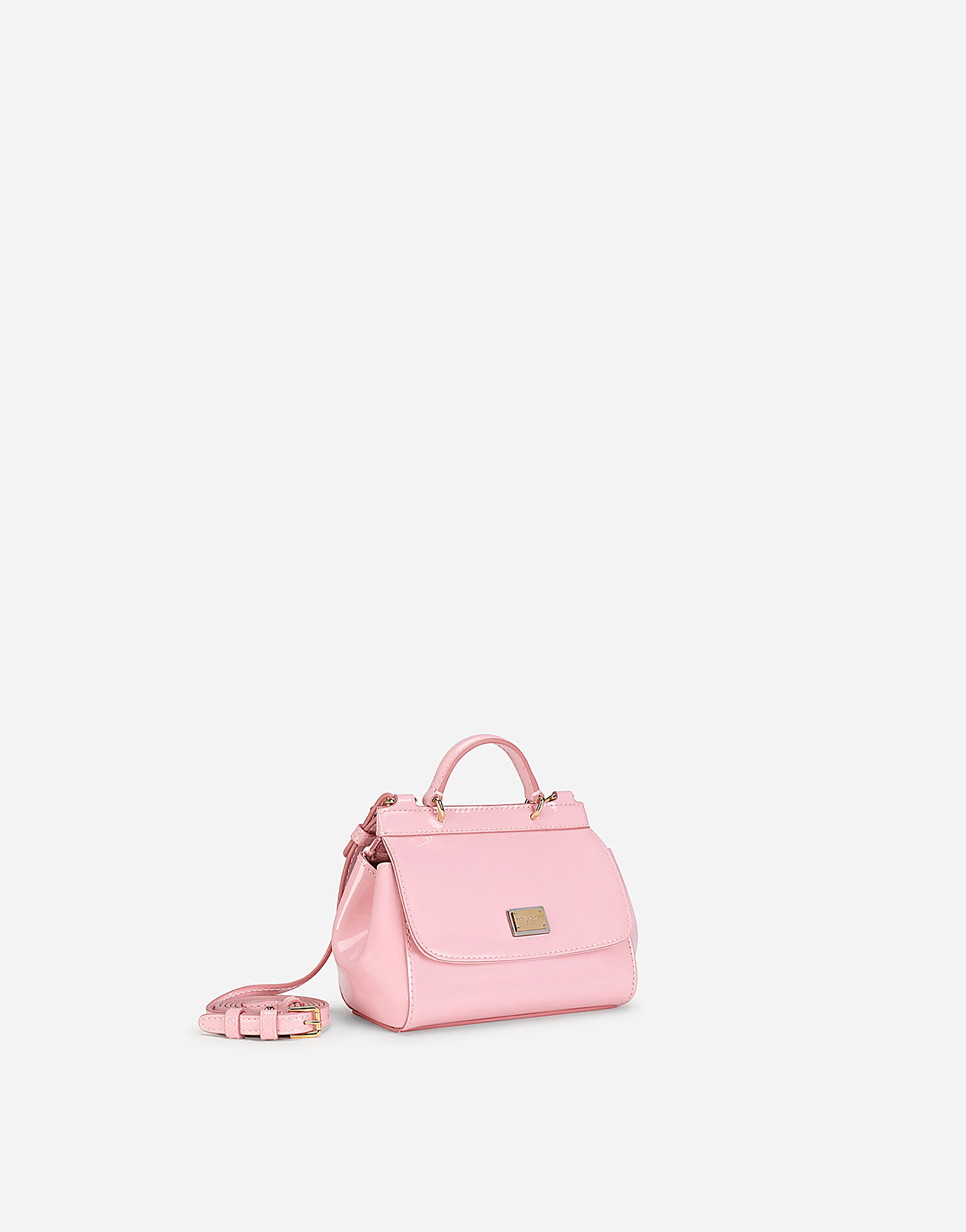 ピンク シシリー ミニバッグ エナメル | Dolce&Gabbana®